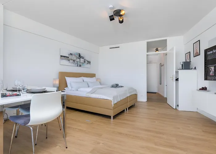 Primero Top-suite I 22 Stock I Messe Zentrum Kongress Apartment Augsburg